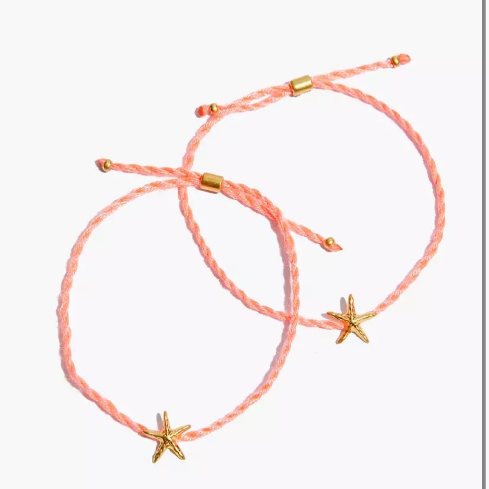 Madewell Starfish Friendship Bracelet Set